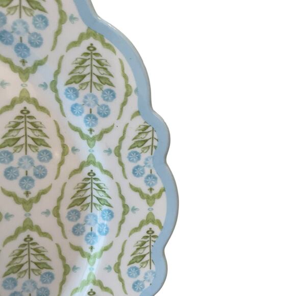 Lillian August French Farmhouse Floral Melamine Salad Plates 9in Set of 4 New - Picture 5 of 9